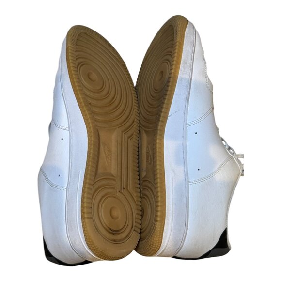 Nike Air Force 1 '07 LV8 NBA Men's Shoes White Pure Platinum CT2298 100 Size 14 - Picture 6 of 10